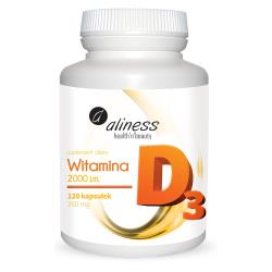 Witamina D3 2000, suplement diety, 120 kapsułek