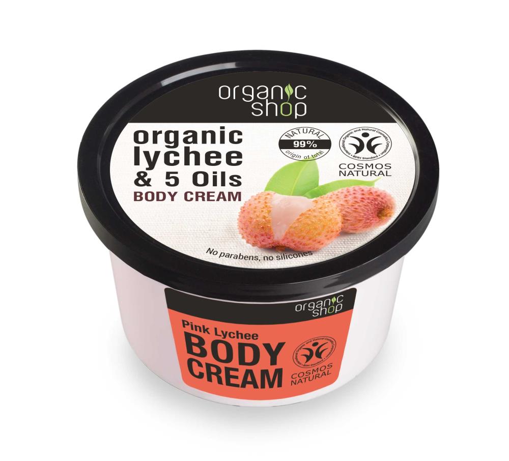 ORGANIC SHOP Krem do ciała Różowe liczi
