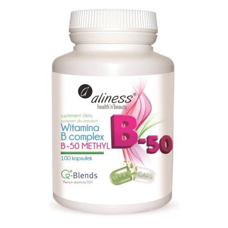 Witamina B Complex B-50 Methyl 100 kapsułek