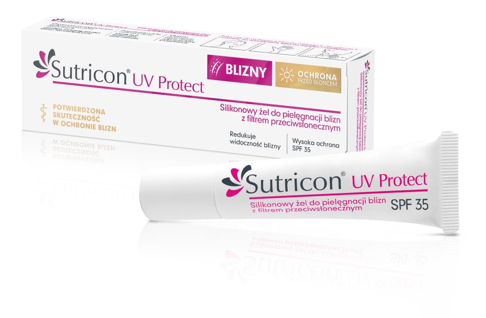 Sutricon UV Protect silikonowy żel na blizny