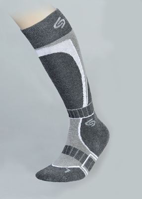 Skarpety narciarskie Ski Deodorant 38-40 czarno-pomarańczowe