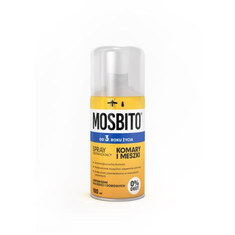 MOSBITO Spray odstraszający komary i meszki 100 ml